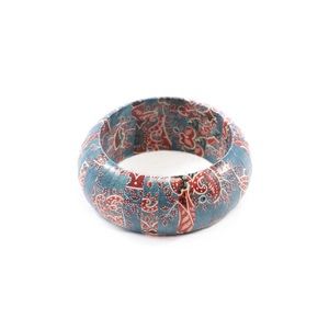 🆕 lenora dame Swirl Print Wide Bangle Haute Boho